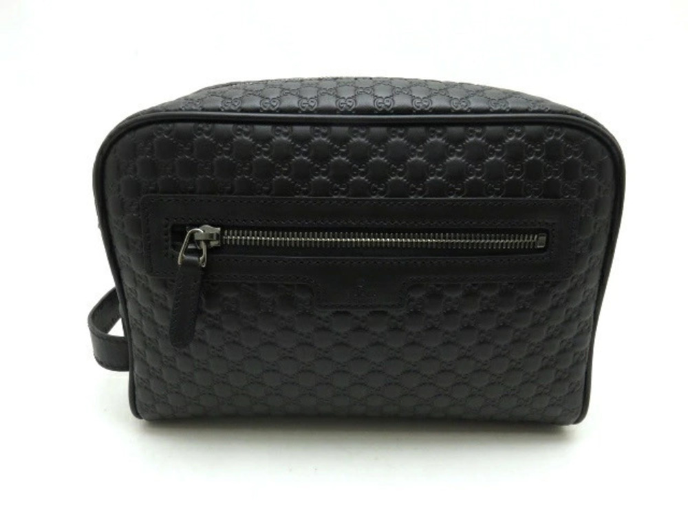Gucci Shoulder Bag Gucci Guccissima Calfskin Black